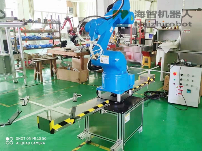 浙江电器喷涂，转台喷粉喷漆机器人项目